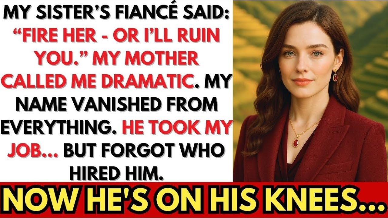 He Fired Me to Impress My Sister—Until He Learned I Was the One Who Hired Him