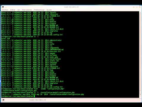 Debian servidor web - Instalación de Joomla3