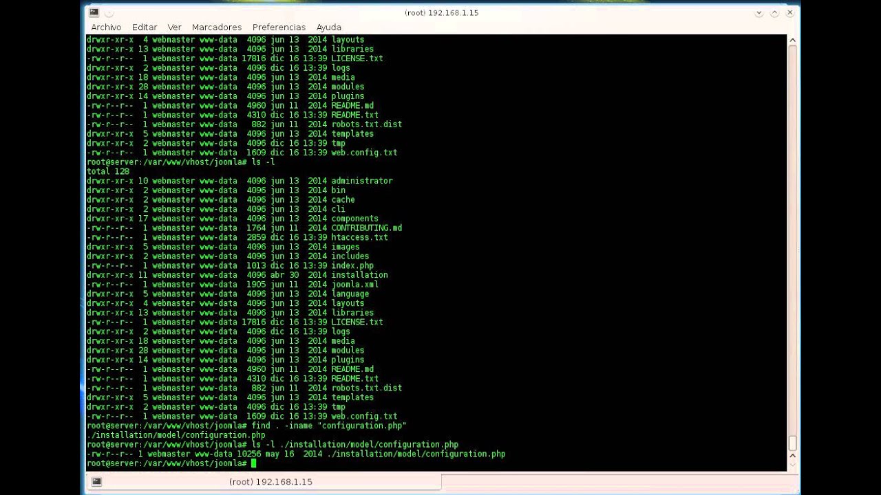 debian 10 Debian servidor web - Instalación de Joomla3