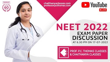 NEET 2022 | LIVE EXAM PAPER DISCUSSION