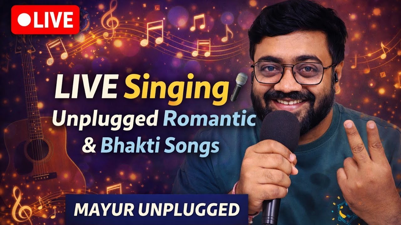 LIVE Singing 🎤 | Unplugged Romantic & Bhakti Songs | Mayur Unplugged