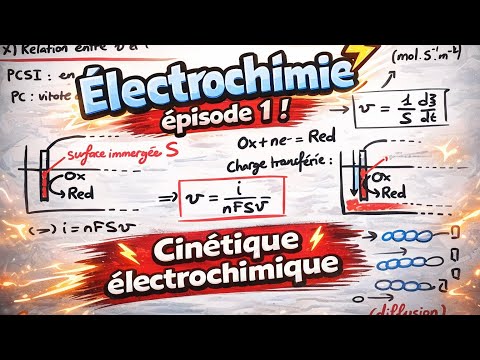 Electrochemical kinetics (1/n): Charge transfer / mass transfer