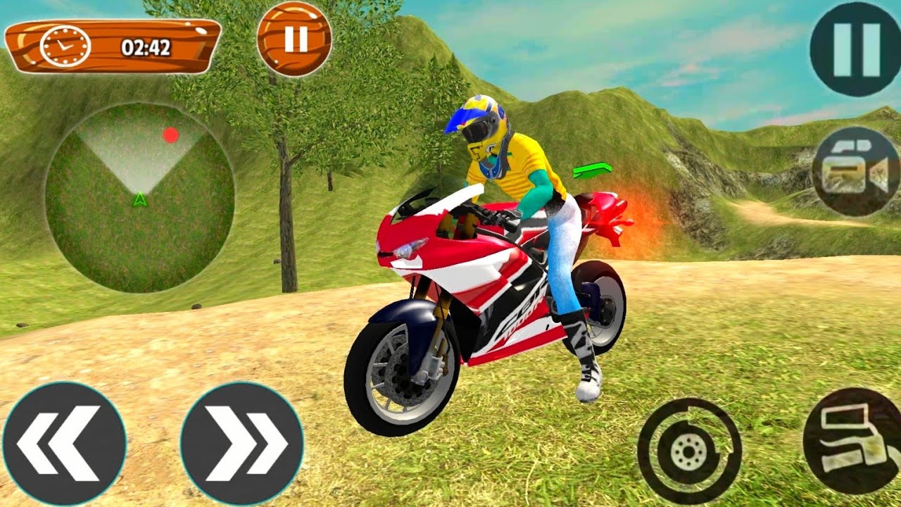 Uphill Offroad Motorbike Riding Simulator Games 🏍️💥|| Gameplay || Active Adventures Games
