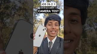 Camera Test after New Update iOS 26.2.1 on iPhone 13✅ #shorts