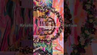 Krishna flower decoration 7726914161 #haldi #reels#india #viralvideo #eventplanner #best #decor