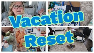 ULTIMATE POST-VACATION RESET || unpacking, groceries, laundry