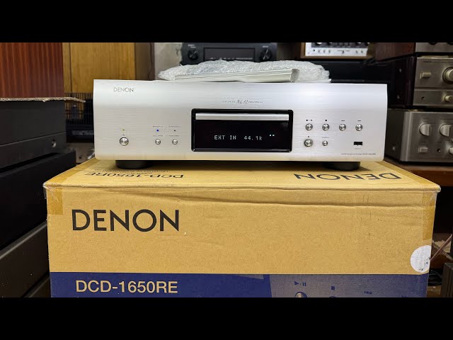Full box Denon DCD 1650RE 32-bit digital audio decoder CD D/A
