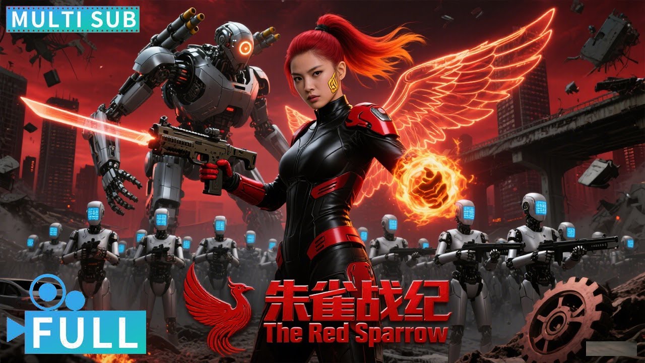 【Multi Sub】《朱雀战纪/The Red Sparrow》超级女英雄血战机械巨怪 决斗人工智能军队末日之战致命来袭丨#电影 #腾讯视频 #动作电影