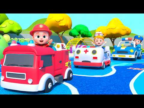Bombeiro, Polícia, Ambulância | Canção das Profissões | GoBooBoo em Português