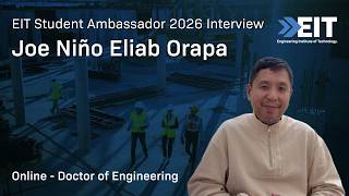 Joe Niño Eliab Orapa Turning Experience into Advanced Engineering Research | Student Ambassador 2026