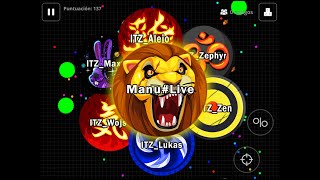 SORTEO POR LOS 500 SUBS Agar.io Mobile? Live ?|?ManuLive?- ITZ CLAN - [East 1]  Use tag: ManuLive