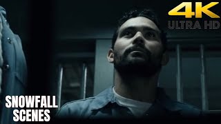 snowfall 2x7 | Franklin gets his shoes stolen in prison - Full scene HD