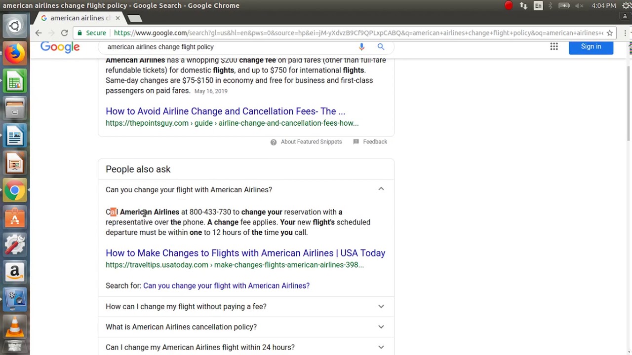American Airlines Change Flight Policy And Fees How To Change American