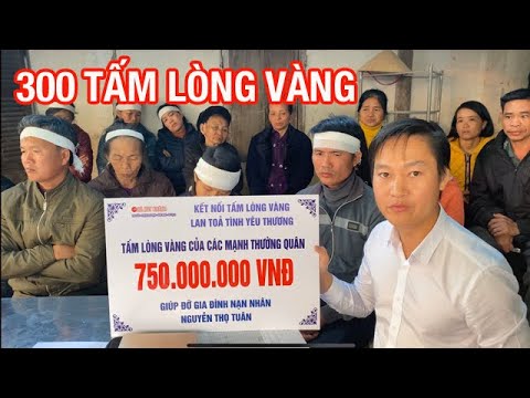 Video 300 TẤM LÒNG VÀNG - 750 TRIỆU đã được trao tận tay tới... - youtube