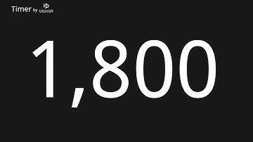 1800 Second Countdown Timer