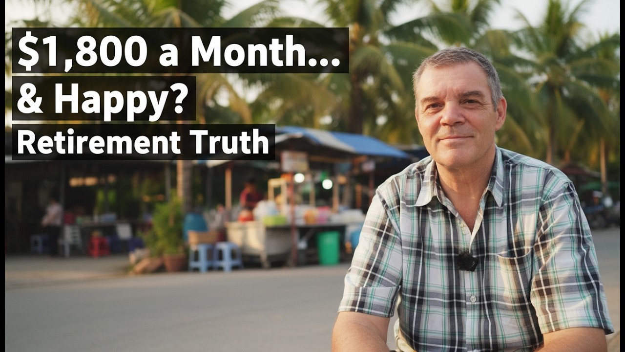 На пенсии с доходом 1800 долларов в месяц — и по-настоящему счастлив.