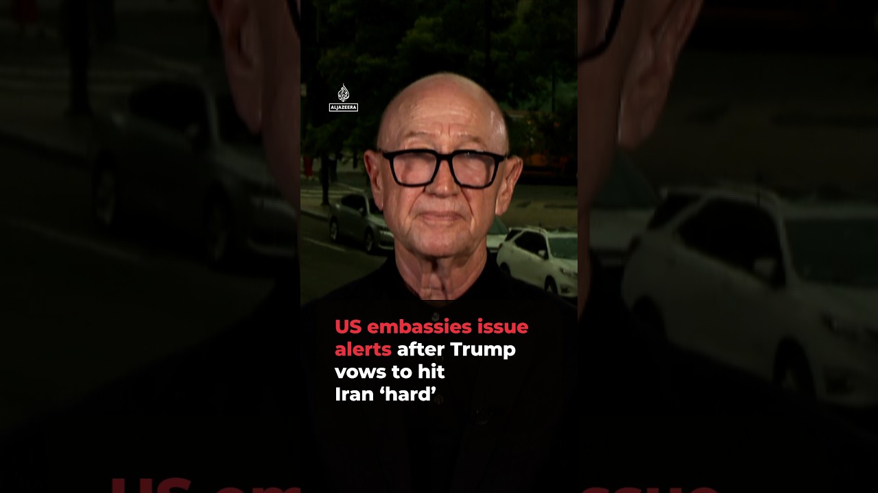 US embassies issue alerts after Trump vows to hit Iran ‘hard’ | #ajshorts