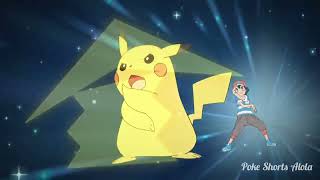 Ash And Pikachu Finished the Battle With Z-move (Gigavolt Havoc)