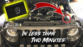 How To Disable Auto Start/Stop For Good On Your Wrangler JL!! - YouTube