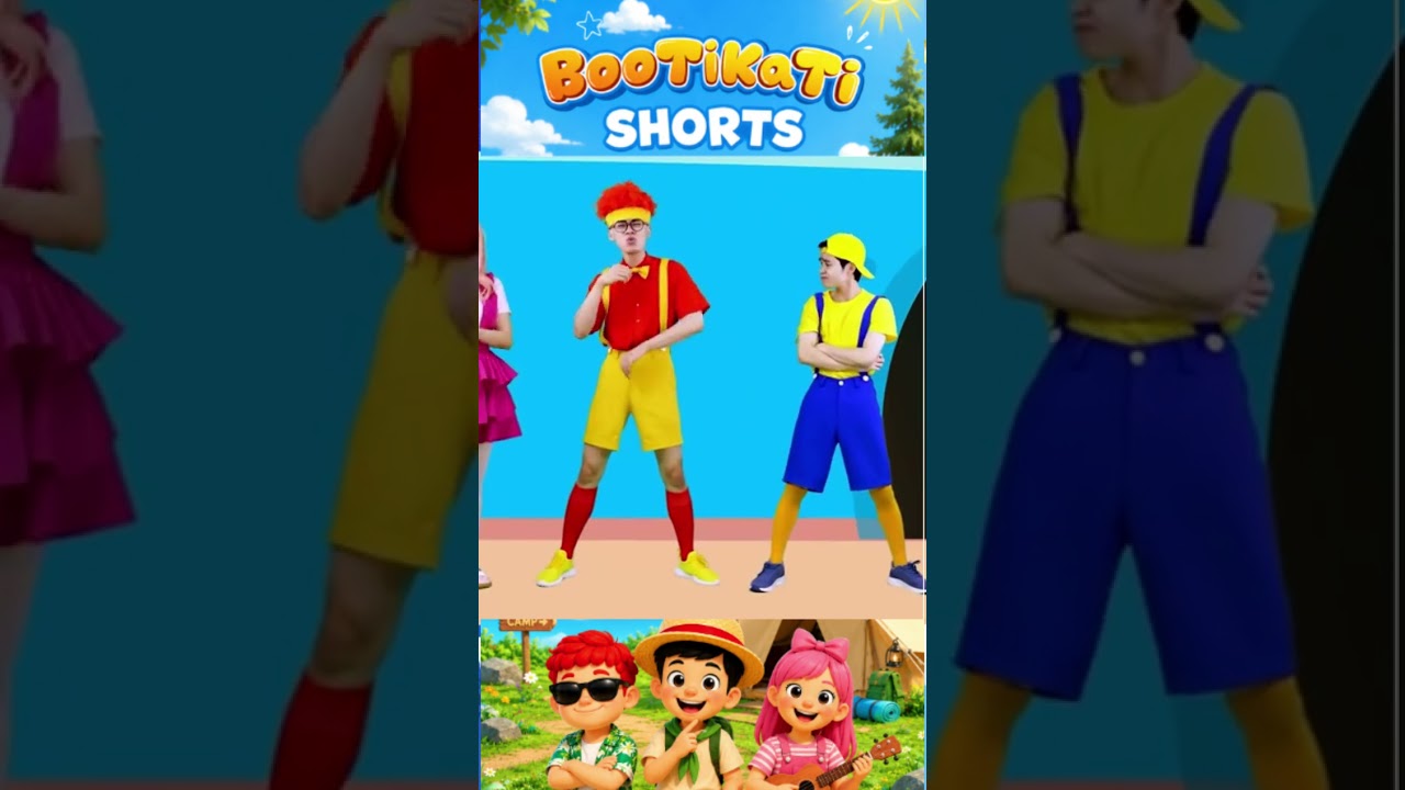 Knock knock, who's at the door? |Who's There Song With Bootikati Shorts |Nursery Rhymes For Toddlers