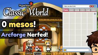 A lot has changed!! - MapleStory Classic World screenshot 1