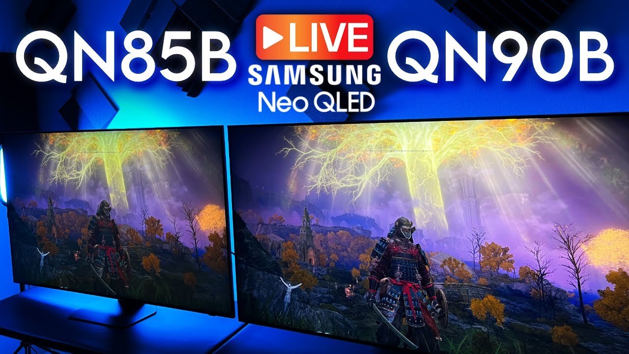 2022 Neo QLED TVs QN90B & QN85B Compared Live - YouTube
