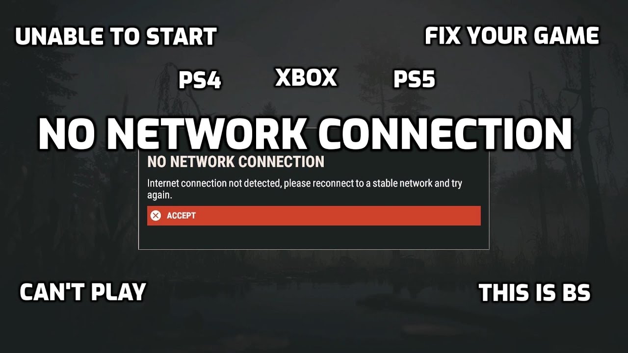 Rust No Network Connection Ps4 Xbox Ps5 Rust Beta Rust Gameplay Rust  Console Error No Network Ps4