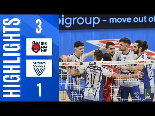 HIGHLIGHTS | Sir Susa Scai Perugia vs Vero Volley Monza