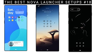 Best Nova Launcher Setup Ep 18 | Naruto | AMOLED Setup | Minimalist Setup | Kakashi | Nova Setup