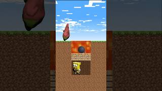 Patrick Helped SpongeBob? #spongebob #minecraft #squarepants