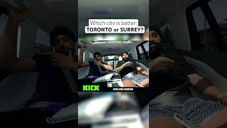 Which city is better? #toronto #surrey