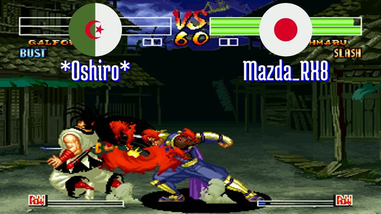 闘魂 FT5 @samsho4: *Oshiro* (DZ) vs Mazda_RX8 (JP) [Samurai Shodown IV