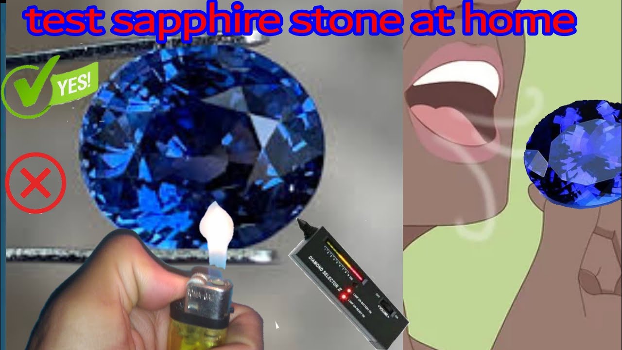 how to test blue sapphire stone at home|RuBY GEMSTONE