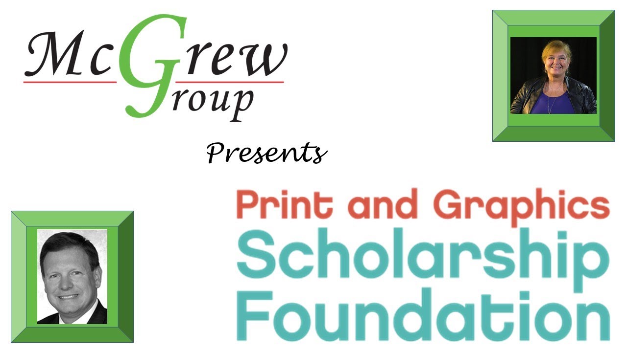 Pat McGrew talks to Jeff White Print & Graphics Scholarship
