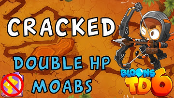 Bloons TD 6 | Cracked Double Hp MOABs | No MK No Powers | Guide / Strategy
