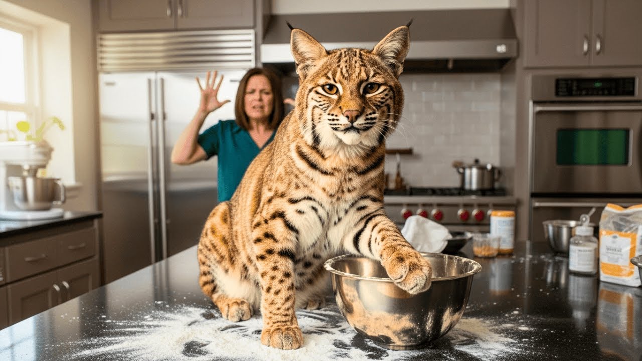 Watch This Rescue Bobcat Cub Turn Playtime Into a Comedy Show