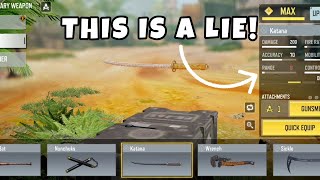 Why you should never believe Melee's Stats in Call of Duty: Mobile