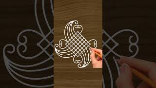 Dhanurmasam Simple Rangoli Designs With 3X1 Dots I Nelaganta Muggulu