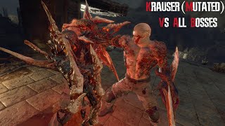Jack Krauser Mutated Form Only Vs All Bosses - Resident Evil 4 Remake Separate Ways 4K 60Fps