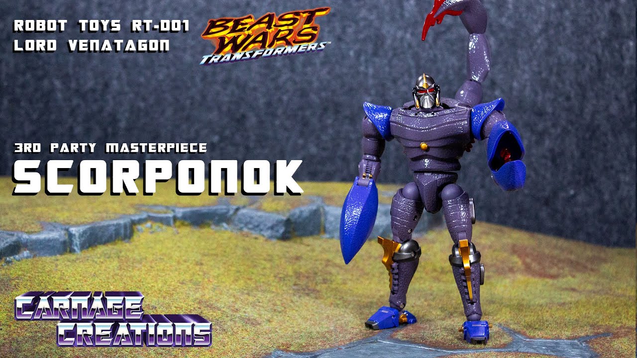 MASTERPIECE SCORPONOK - BEAST WARS - Robot Toys RT D01 Lord Venatagon Review (178)