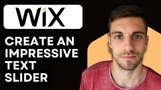 How to Create an Impressive Text Slider on Your Wix Website 2026 (Customize Wix Text Slider)
