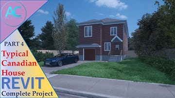 Typical Canadian House | Part 4 | Complete with Wall, Floor, Roof Assembly | Revit Tutorial
