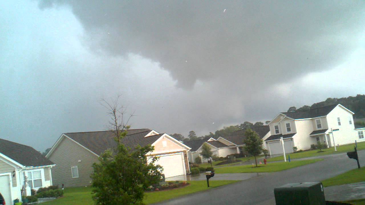 Tornado in Cameron Village off Hwy 707 in Myrtle Beach YouTube