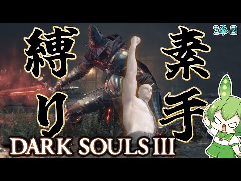 【DARK SOULS III】武神を目指し究極へ至るダークソウル3 👊二拳目👊【ダークソウル3】【ずんだもん】