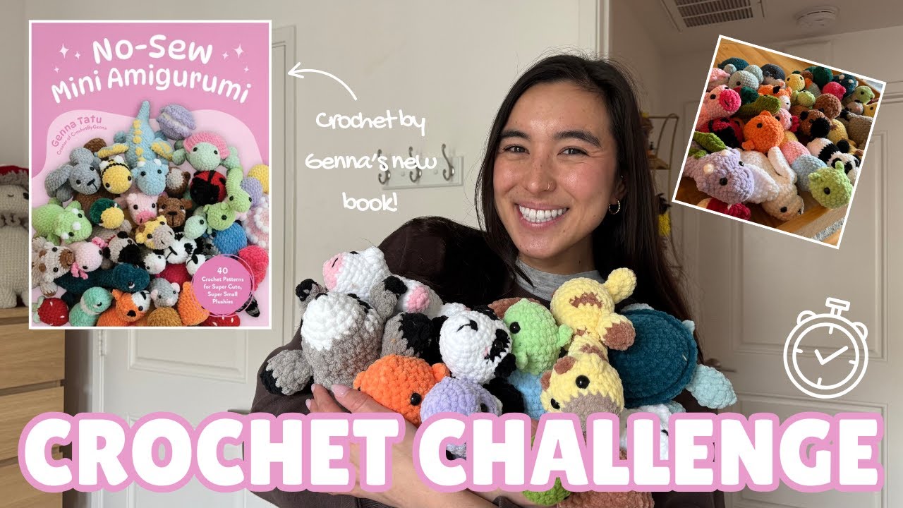 How Fast Can I Crochet ALL 40 Plushies in Crochet By Genna's New Book?