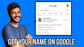How to add your name on Google search result | Google people card
