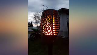 Solar Flame Lights Outdoor Flashlight Safety Waterproof Light,LEDs Flicker Lights review screenshot 5