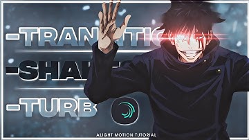 Transition + Shake + Turb Alight motion Tutorial AMV EDIT [FREE PRESET]