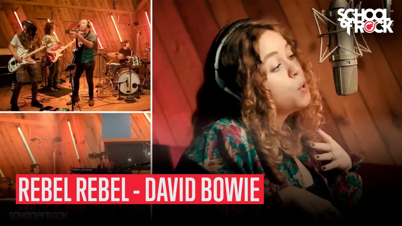 School of Rock In Studio Rebel Rebel David Bowie YouTube