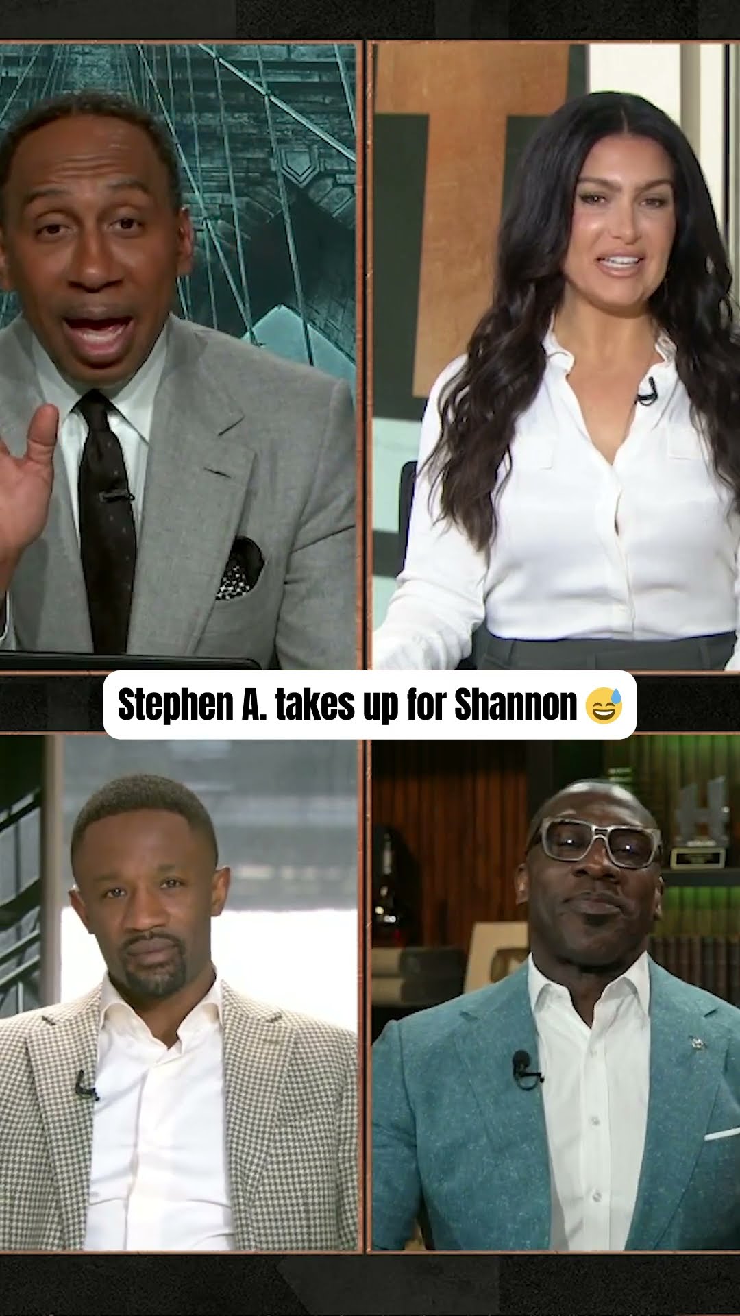 Poor Shannon Sharpe got CLOWNED on ?